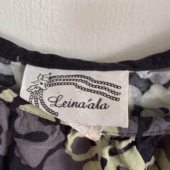 LEINA'ALA Women's "Monstera" Sleeveless Top Size Large - Picture 4 of 4